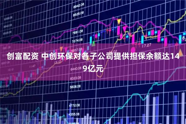 创富配资 中创环保对各子公司提供担保余额达149亿元