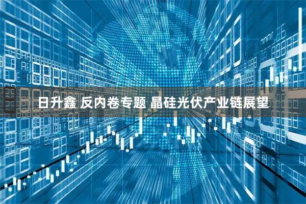日升鑫 反内卷专题 晶硅光伏产业链展望